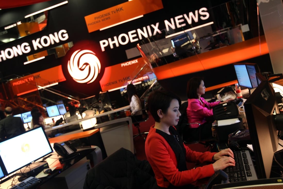 Newsroom at Phoenix Television Corporation at the Tai Po Industrial Estateon March 28, 2011. Photo: SCMP