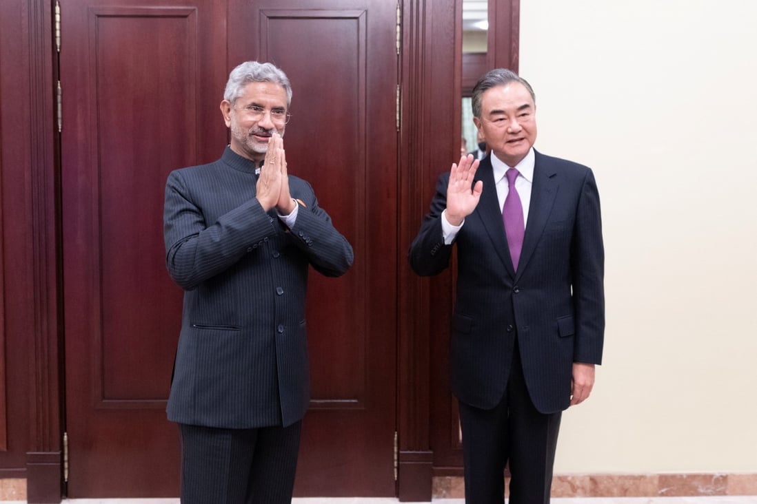 Foreign ministers Subrahmanyam Jaishankar and Wang Yi last met in person at the Shanghai Cooperation Organisation meeting in September. Photo: Reuters