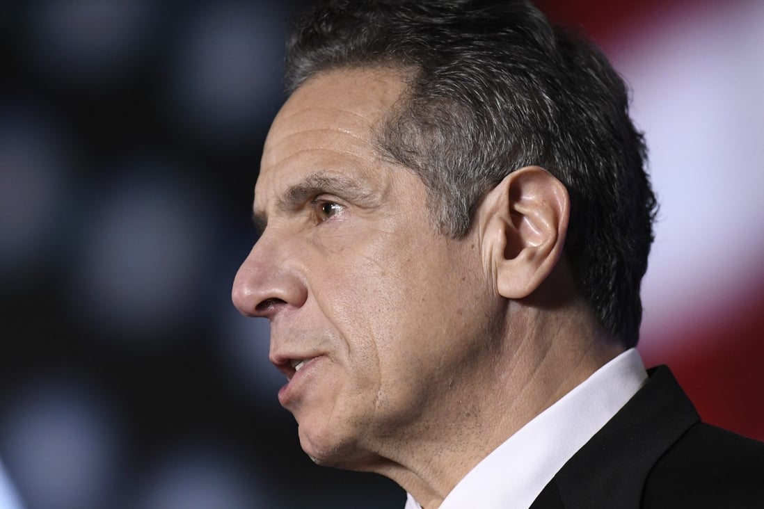 New York Governor Andrew Cuomo acknowledged for the first time that some of his behaviour with women had been ‘misinterpreted as unwanted flirtation’. Photo: AP