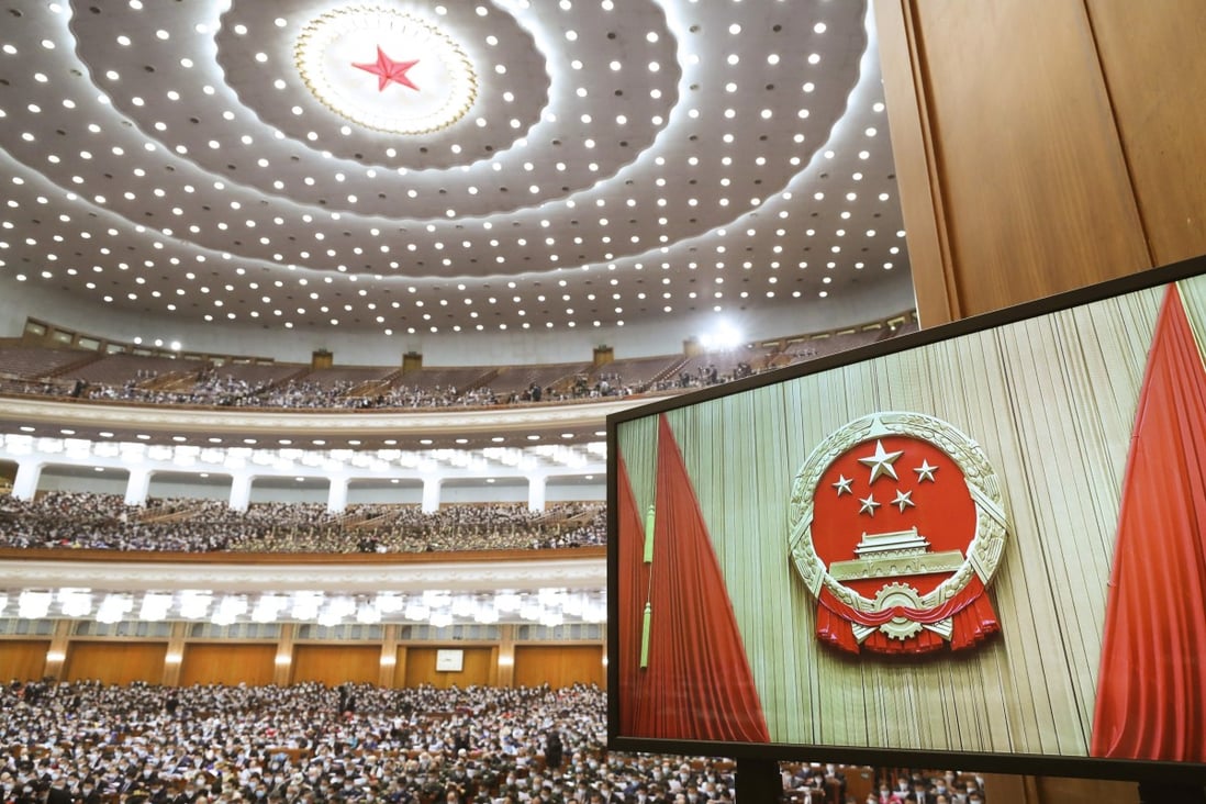 The National People’s Congress opens at the Great Hall of the People in Beijing, China. Photo: Xinhua