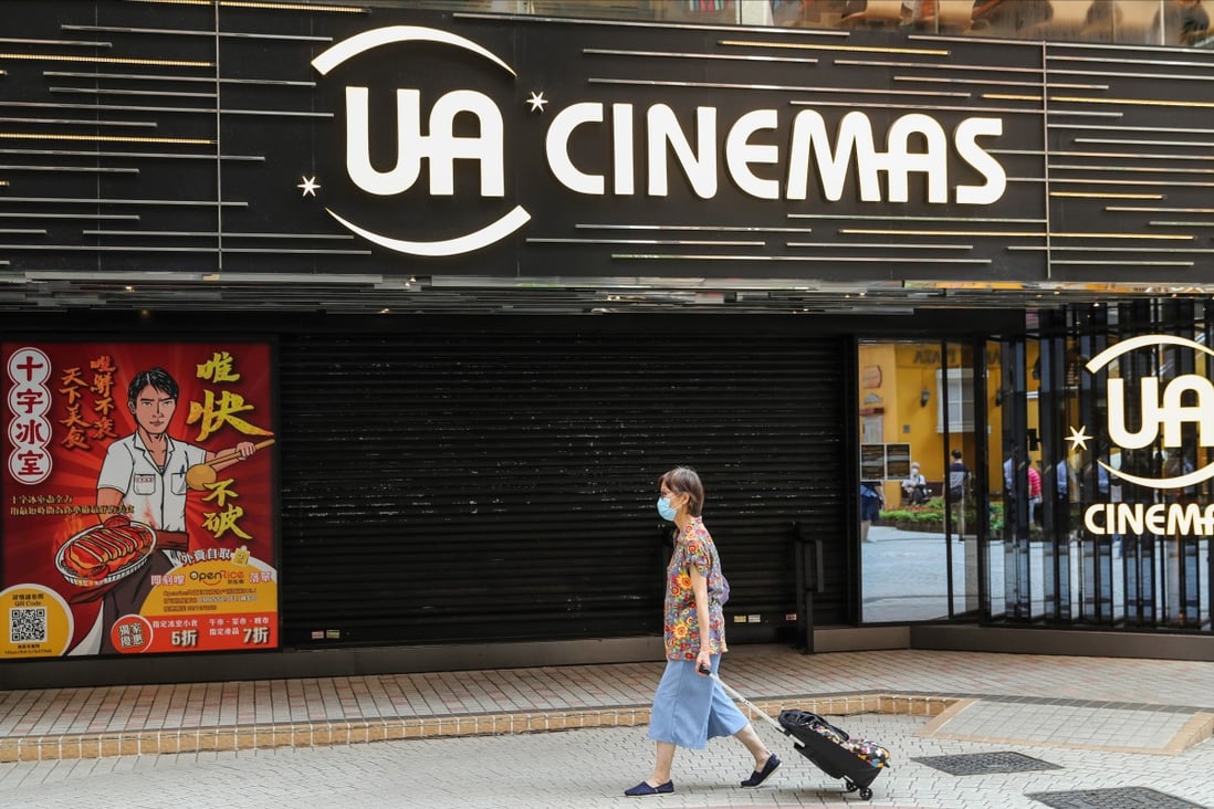 It was the end of an era for Hong Kong movie-goers on Monday as UA Cinemas announced it was closing amid the pressures of the pandemic. Photo: Edmond So