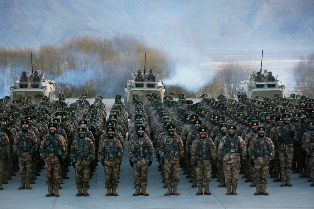 China wants to have a “world-class military” by 2050. Photo: AFP