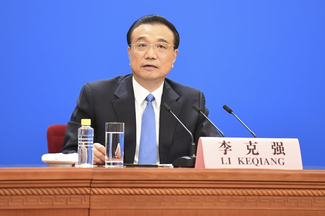 Chinese Premier Li Keqiang says a growth rate of above 6 per cent leaves room for ‘considerable uncertainty’ involving the economic rebound in China. Photo: Xinhua