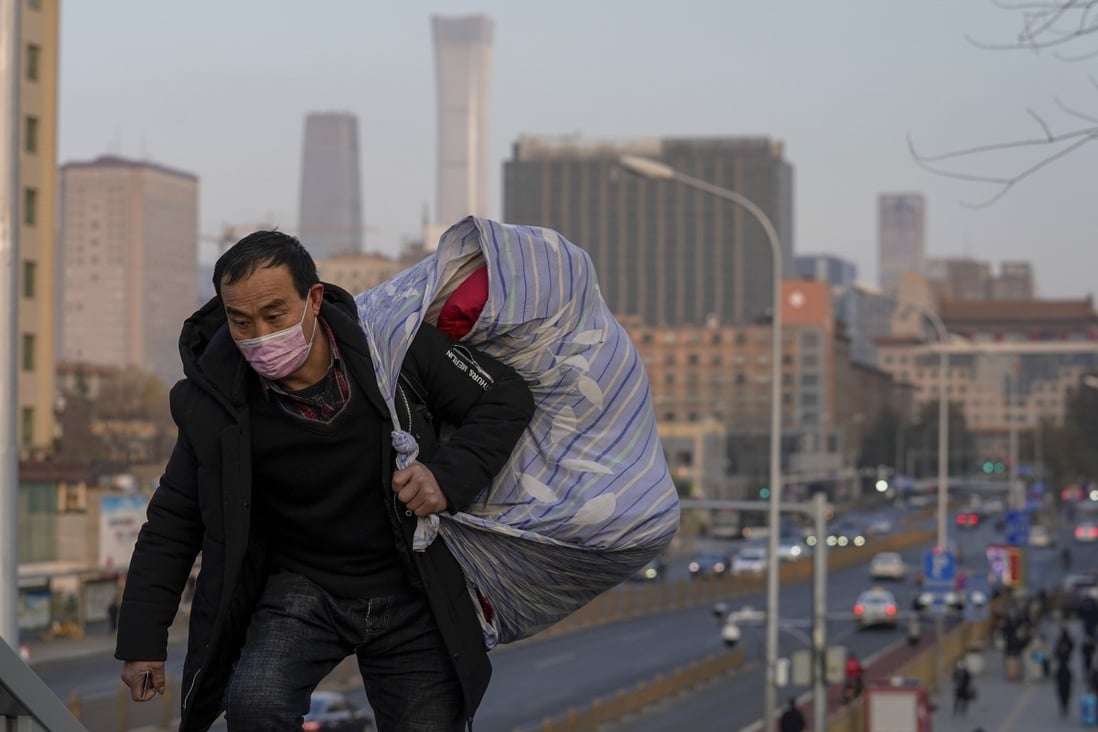 About 40 per cent of the 400 million people working in cities are migrant workers. Photo: AP