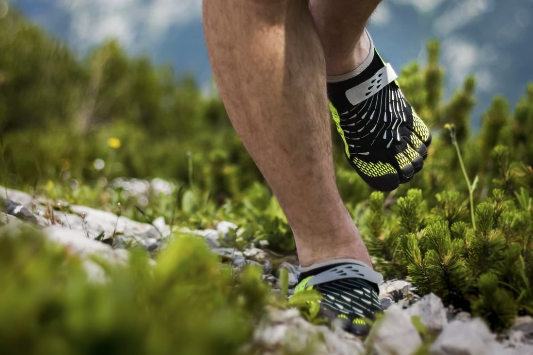 Minimalist or ‘barefoot’ running shoes in action. Photo: Shutterstock