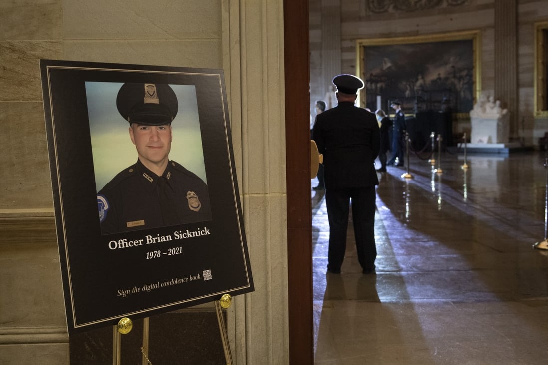 Two men charged over assault of US Capitol police officer Brian ...