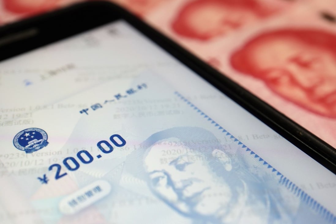 Over 2 billion yuan (US$307 million) has been spent by Chinese consumers using the new digital currency in 4 million transactions with retail shops, restaurants and online in four major test cities in the past year. Photo: Reuters