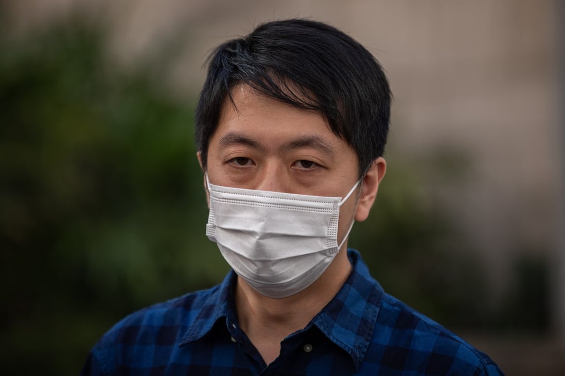 Former Hong Kong lawmaker Ted Hui. Photo: EPA