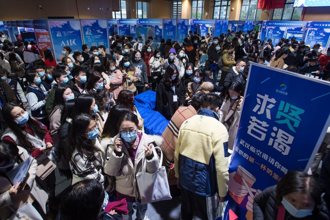 Around 9.09 million students are set to graduate from universities and colleges this summer, adding to an already competitive job market in China. Photo: Xinhua