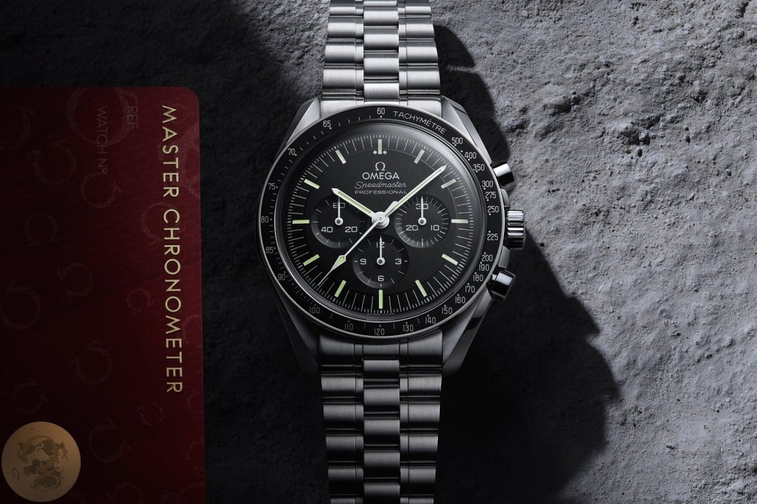 Omega’s new Master Chronometer-certified Speedmaster Moonwatch carries on the legacy of the iconic timepiece that was worn during the first walk on the moon. Photo: Omega