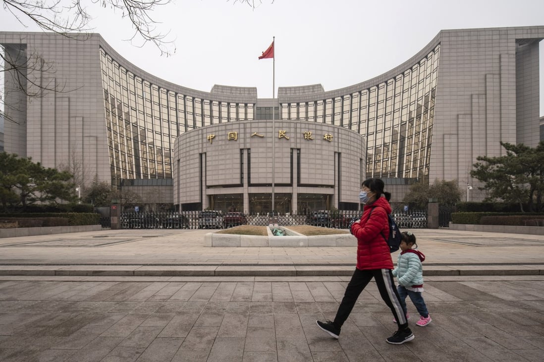 The PBOC has kept the one-year loan prime rate (LPR) at 3.85 per cent, while the five-year LPR remains at 4.65 per cent. Photo: Bloomberg