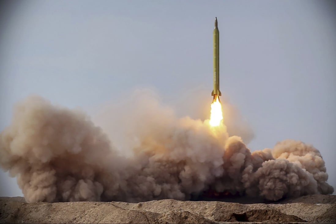 Iran launches a missile in January amid indications that the incoming Biden administration wanted to resurrect the 2015 nuclear deal. Photo: AP