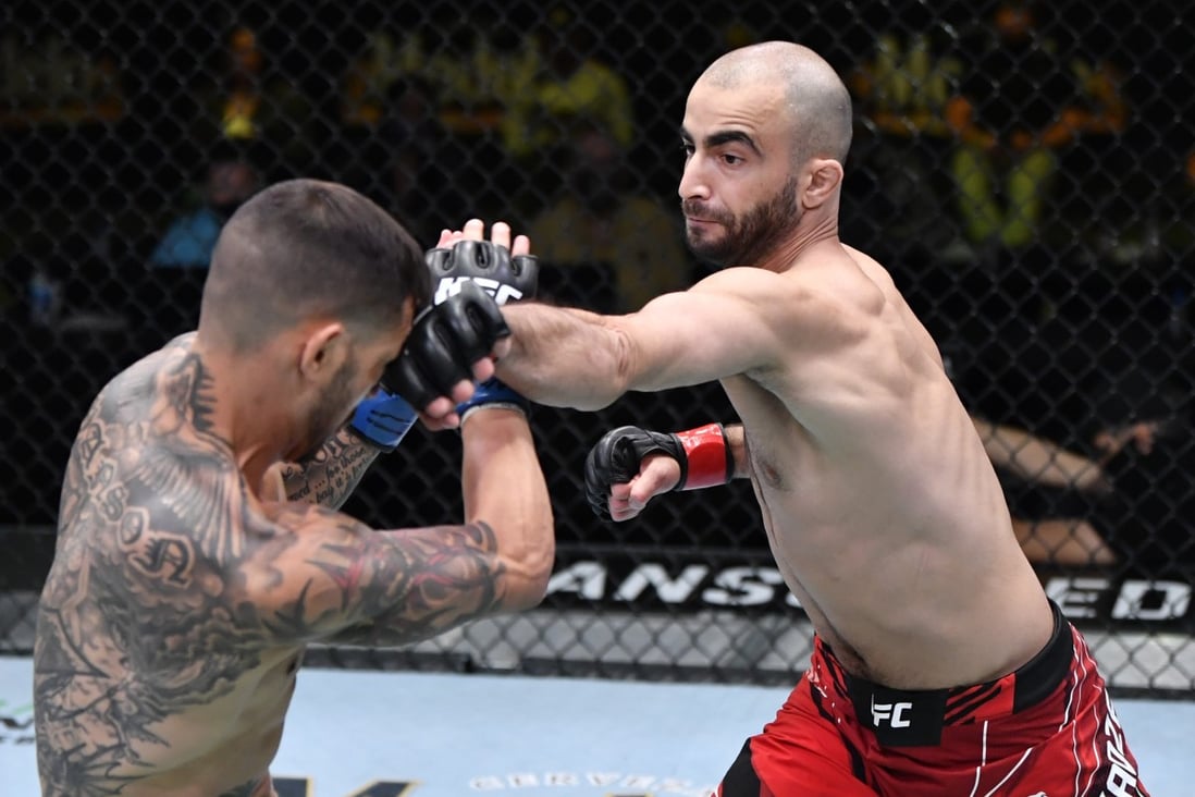 UFC: Giga Chikadze lands trademark liver kick to take out ...