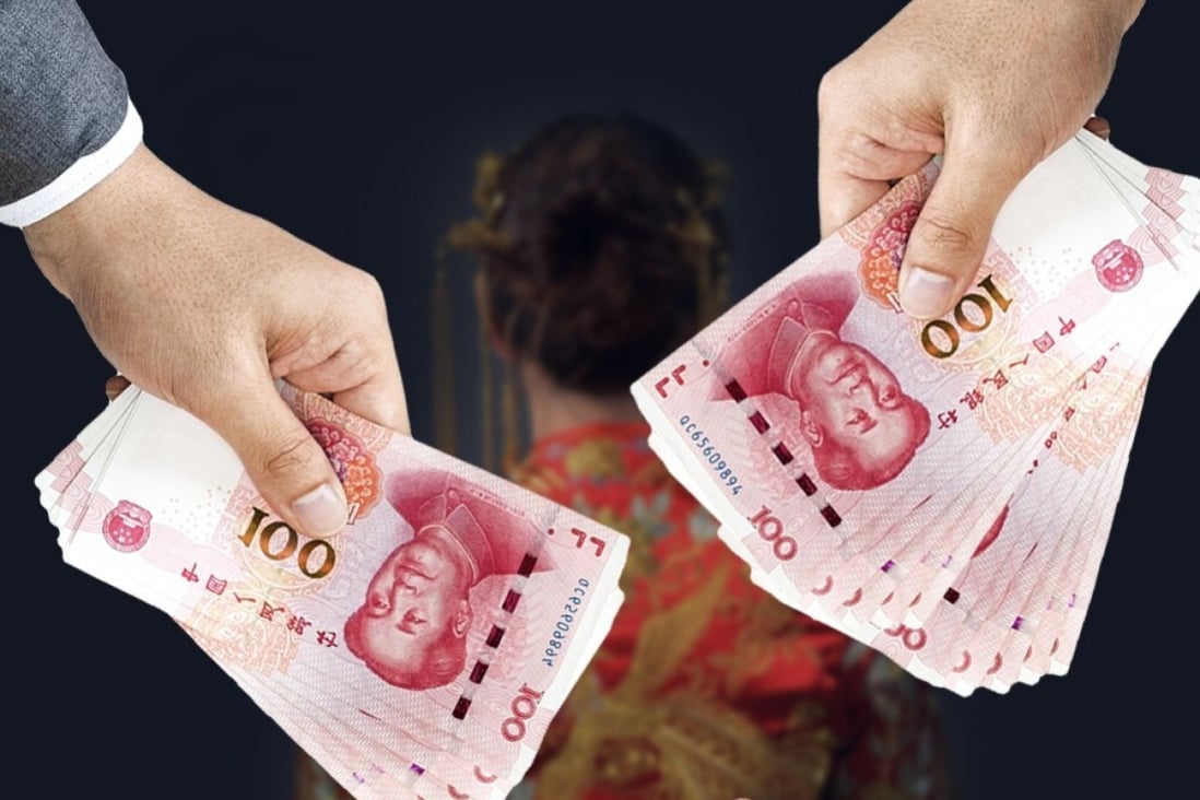 Police in China are seeking answers after discovering a girl was twice sold for marriage by her father to two different older men and had a baby by an unknown man.