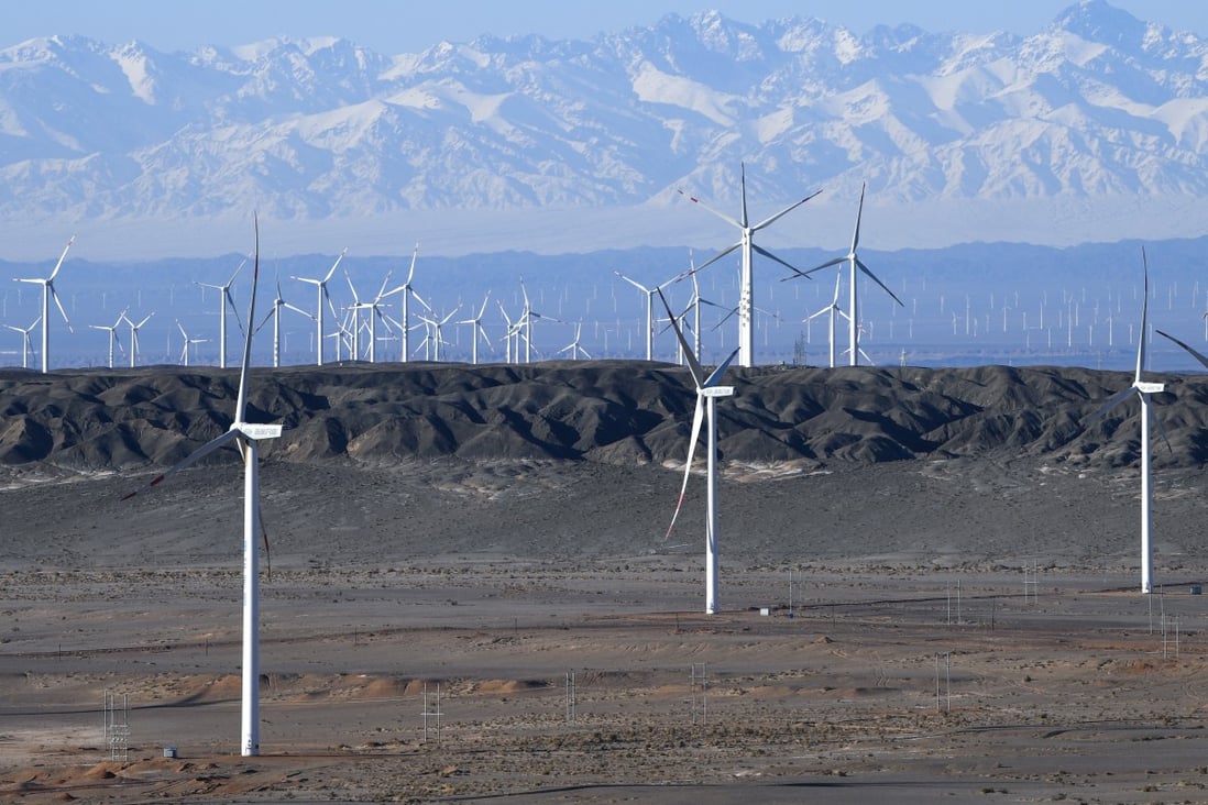 Renewable energy sources are contributing to more of China’s power needs. Photo: Xinhua