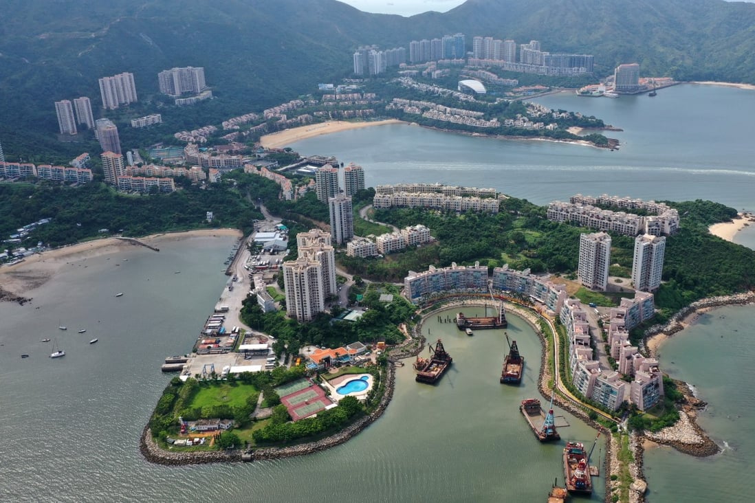 The developer’s diversification away from Discovery Bay, pictured, could help to reduce risk, says Leo Cheung, of Pruden Holdings. Photo: Roy Issa