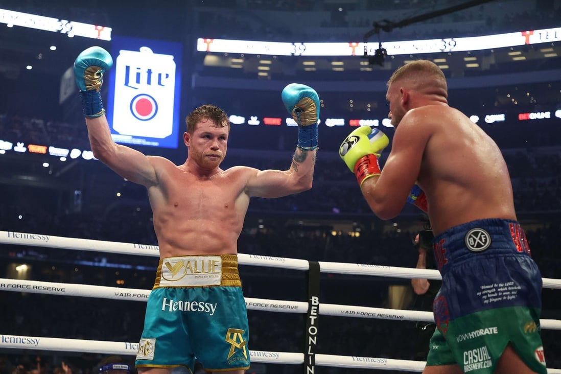 Canelo Alvarez defeats Billy Joe Saunders with brutal TKO ...