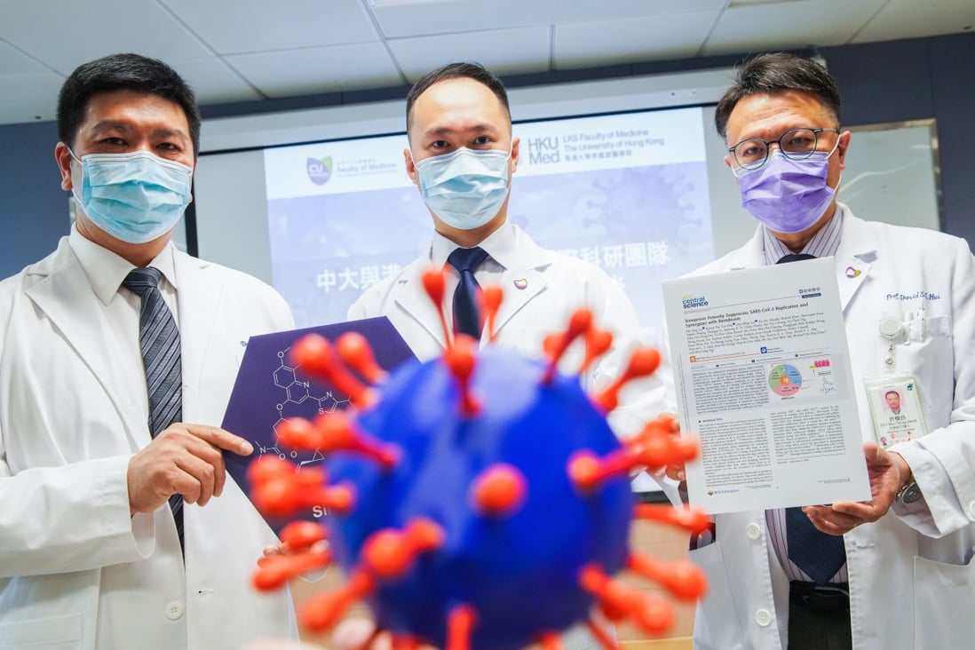 (From left) Michael Chan of HKU, and Billy Ng and David Hui of CUHK, who were involved in the study. Photo: Winson Wong