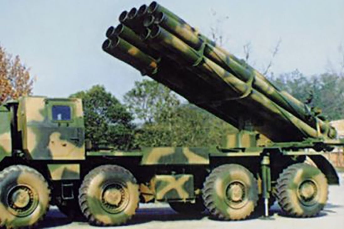 The updated version of PHL-03 rocket system has automated computerised fire control systems with China’s BeiDou satellite positioning system fitted to the rocket launchers.