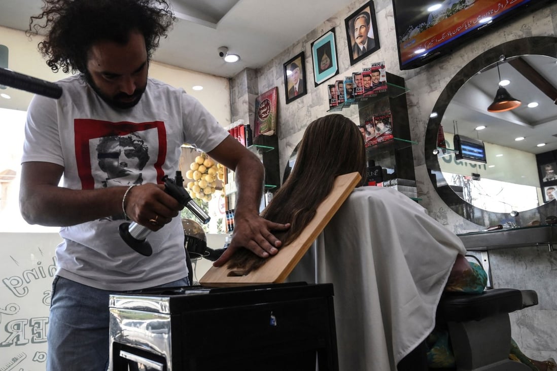 Meet the Pakistani barber who uses meat cleaver and blowtorch to cut