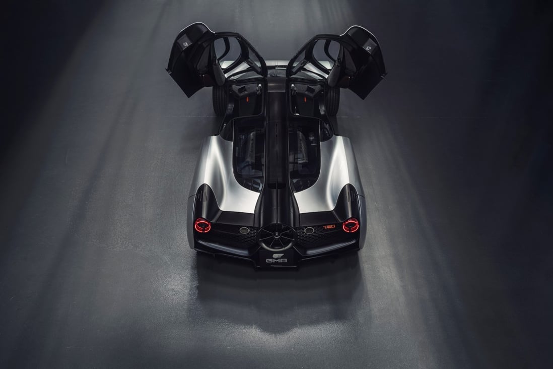 Gordon Murray Group's T50 supercar, which will go into limited production in 2022 and carry a price tag of 2.4 million pounds. Photo: Handout