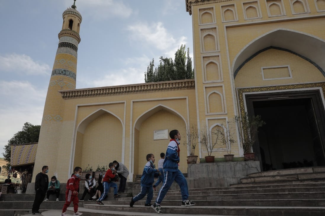 The number of people living in Xinjiang was 25.9 million last year, up 18.3 per cent from 2010, census data showed. Photo: EPA-EFE