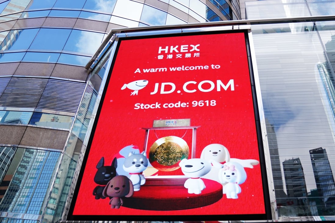 JD Logistics, the logistics arm of JD.com, is expected to be valued at about US$35 billion following its Hong Kong initial public offering. Its parent JD.com listed in Hong Kong last June. Photo: Xinhua
