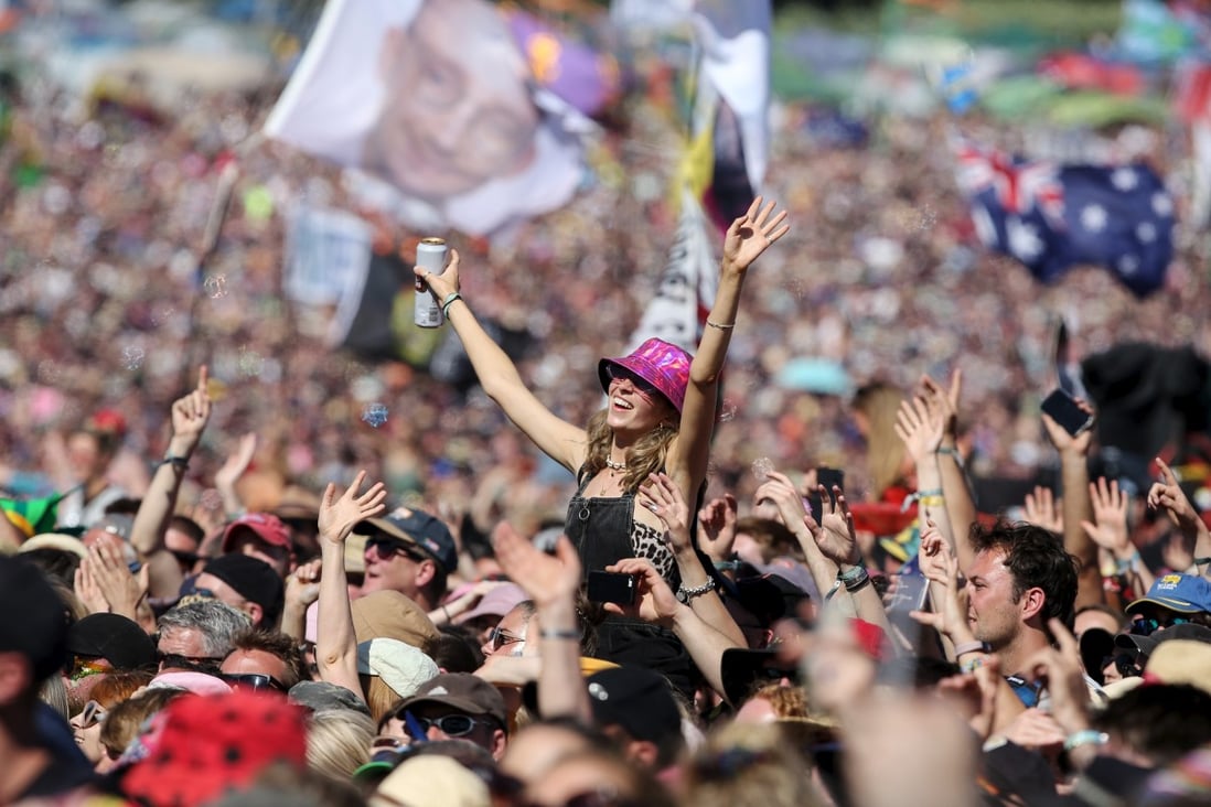 A reduced Glastonbury Festival will be live-streamed this year. The festival, founded in 1970, has grown into one of the largest outdoor green field festivals in the world. Photo: Matt Cardy/Getty Images