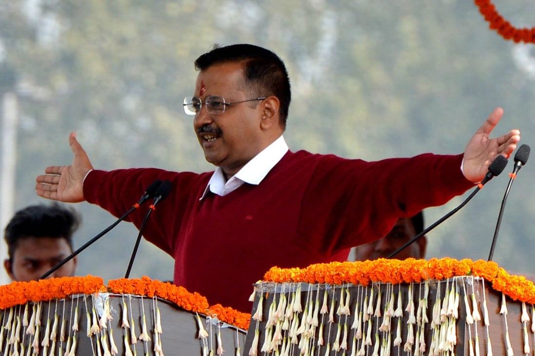 Delhi Chief Minister Arvind Kejriwal claimed the ‘Singapore variant’ could cause a third Covid-19 wave in India. Photo: Xinhua