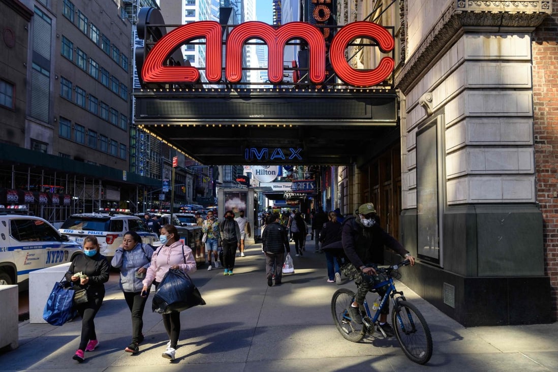 AMC reported a net loss of US$4.6 billion for 2020 on Friday. Photo: AFP