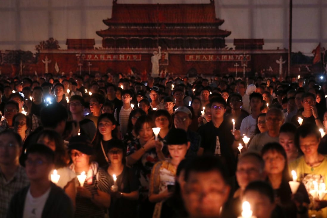 The organiser of Hong Kong’s annual Tiananmen crackdown vigil is seeking special dispensation for the event to go ahead amid the pandemic. Photo: Sam Tsang