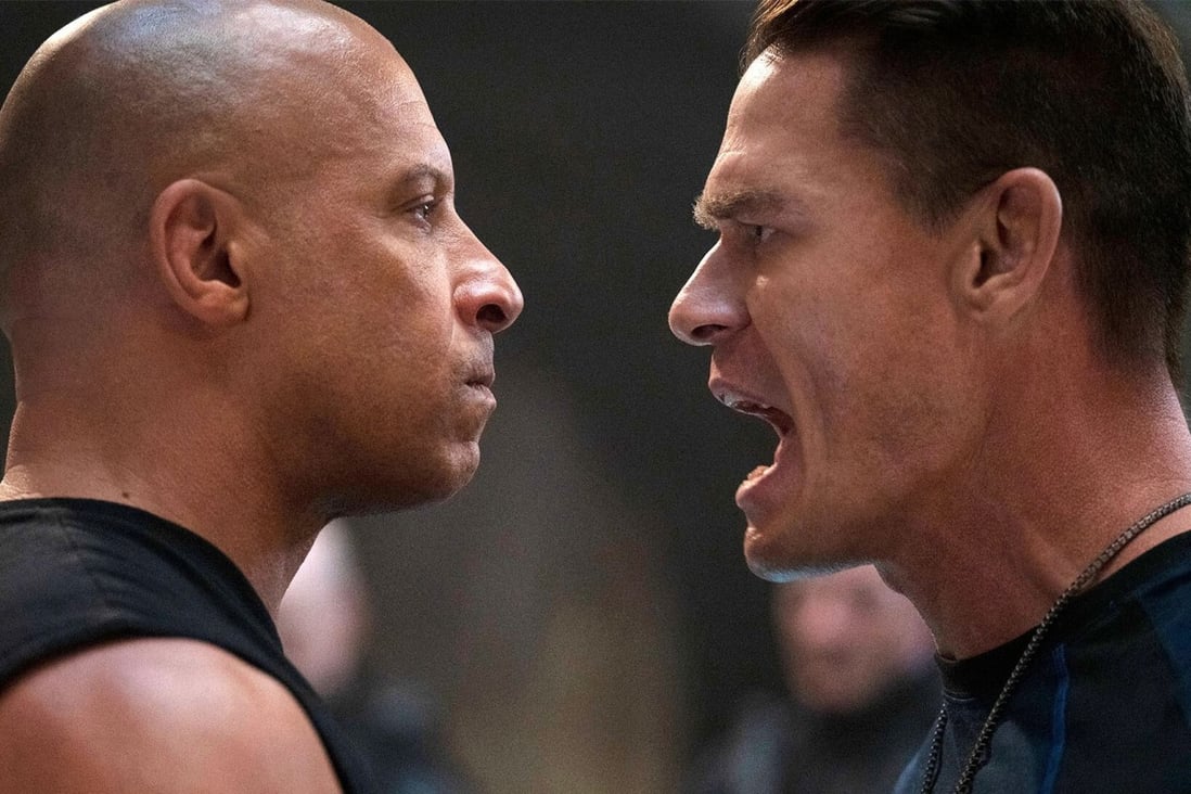 Vin Diesel and John Cena in the Fast & Furious 9 movie released in May this year. Photo: Universal Studios
