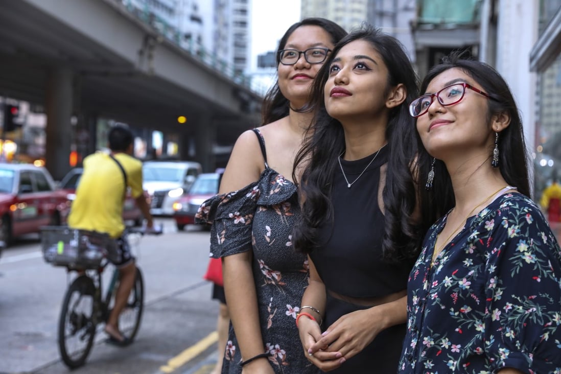 (From the left) Saiksha Gurung, Bidhya Shrestha and Sharon Rai hope to empower marginalised women through their Hong Kong-based NGO Aama Ko Koseli. While members of Hong Kong’s ethnic minority communities can offer valuable input on matters concerning their own societies, they are also willing and able to serve all of Hong Kong. Photo: Nora Tam