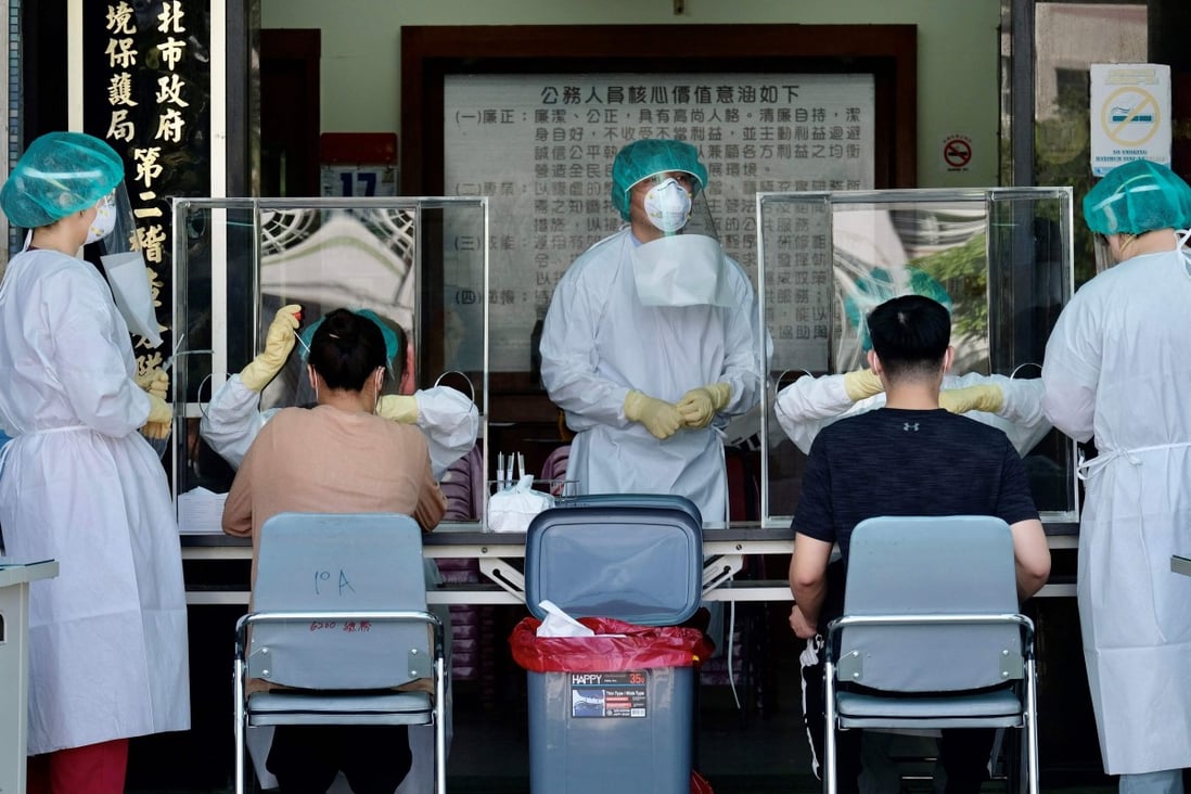 Taiwan is struggling to source vaccines as it battles a spike in coronavirus infections as it. Photo: AFP