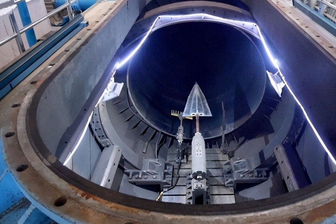The existing JF-12 hypersonic wind tunnel in Beijing has about one-fifth of the power output of the new facility under construction. Photo: Handout
