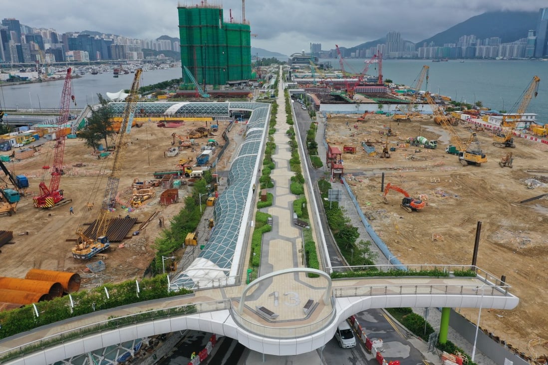 The Kai Tak Sky Garden was designed to evoke the former airport’s runway, the site of which it sits atop. Photo: Winson Wong