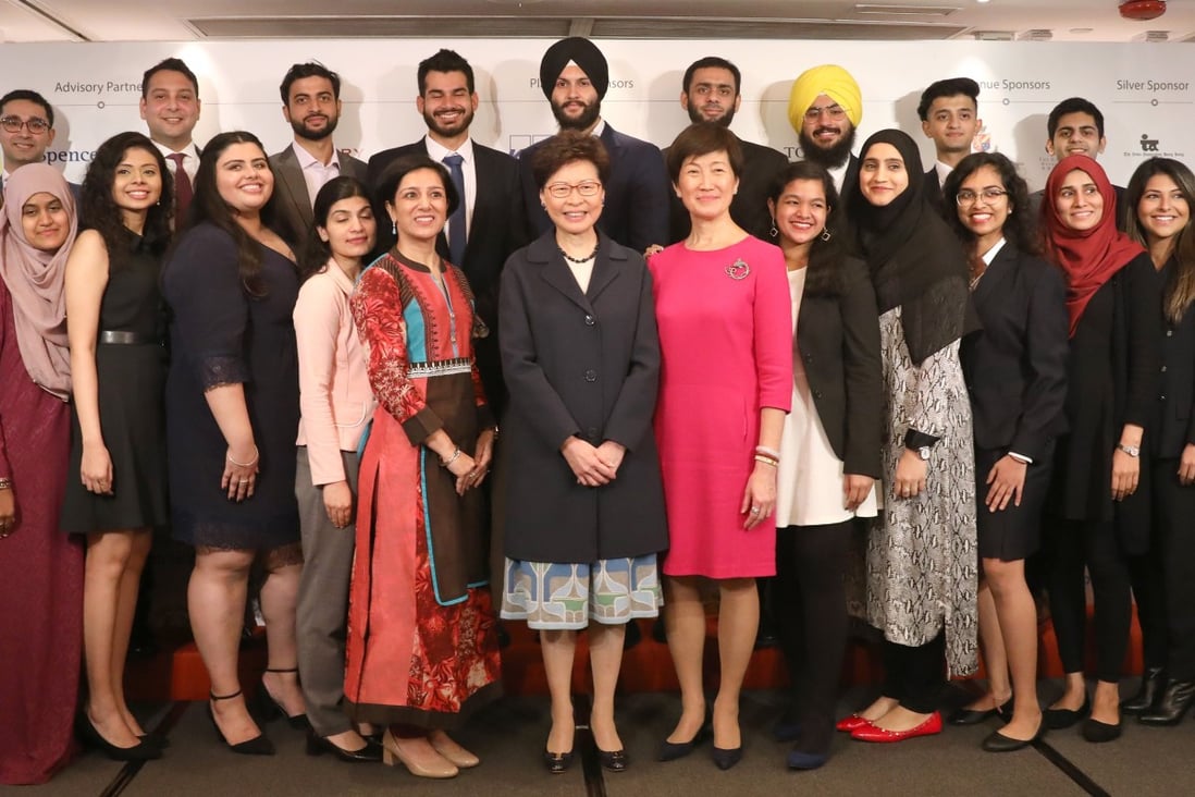 Hong Kong Chief Executive Carrie Lam attends the launch of the Diversity List 2019: Youth to Watch event at The Hong Kong Bankers Club in Central in March 2019. Photo: Dickson Lee
