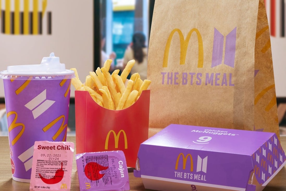 McDonald&#39;s BTS Meal with special sauces delights Hong Kong fans of the  K-pop superstars, as it has those around the world | South China Morning  Post