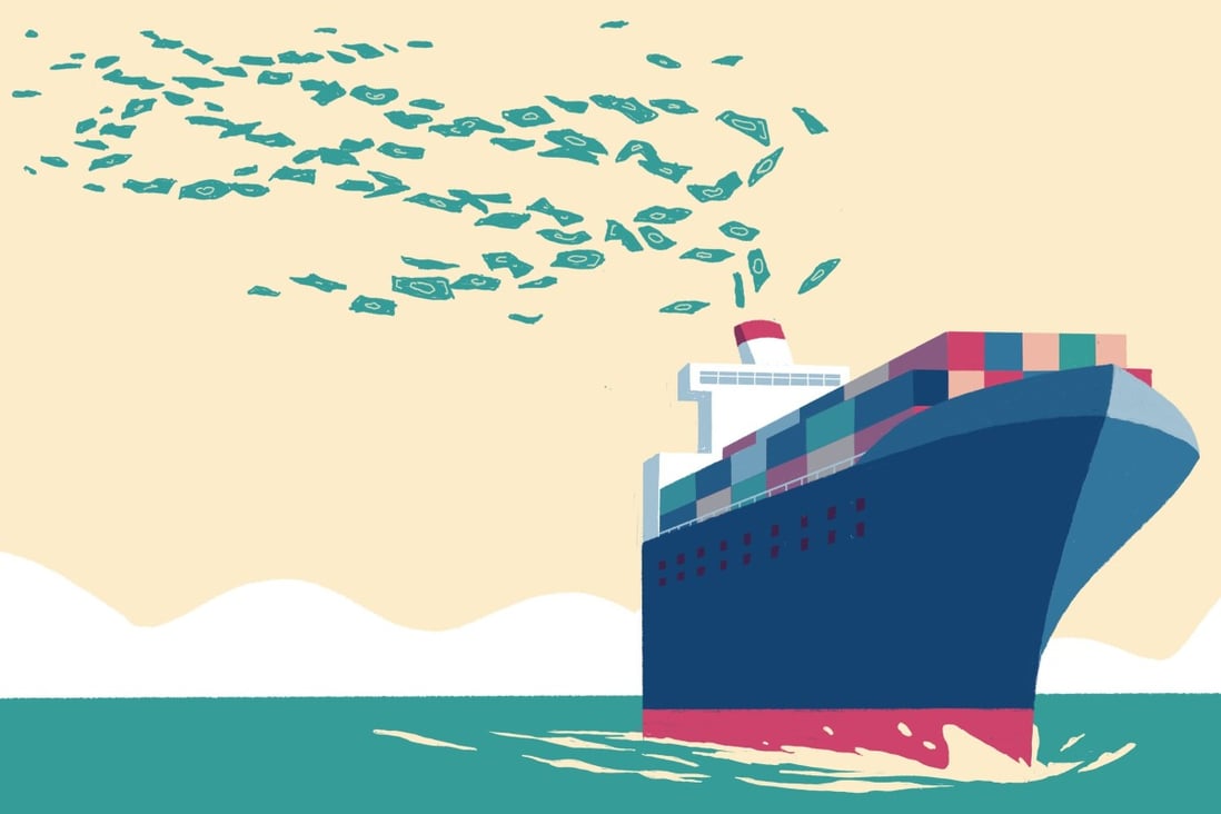 Disruptions caused by the coronavirus pandemic have driven shipping costs to record levels. Illustration: Perry Tse