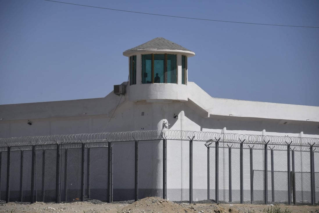 A high-security facility on the outskirts of Hotan, in China’s Xinjiang region. File photo: AFP