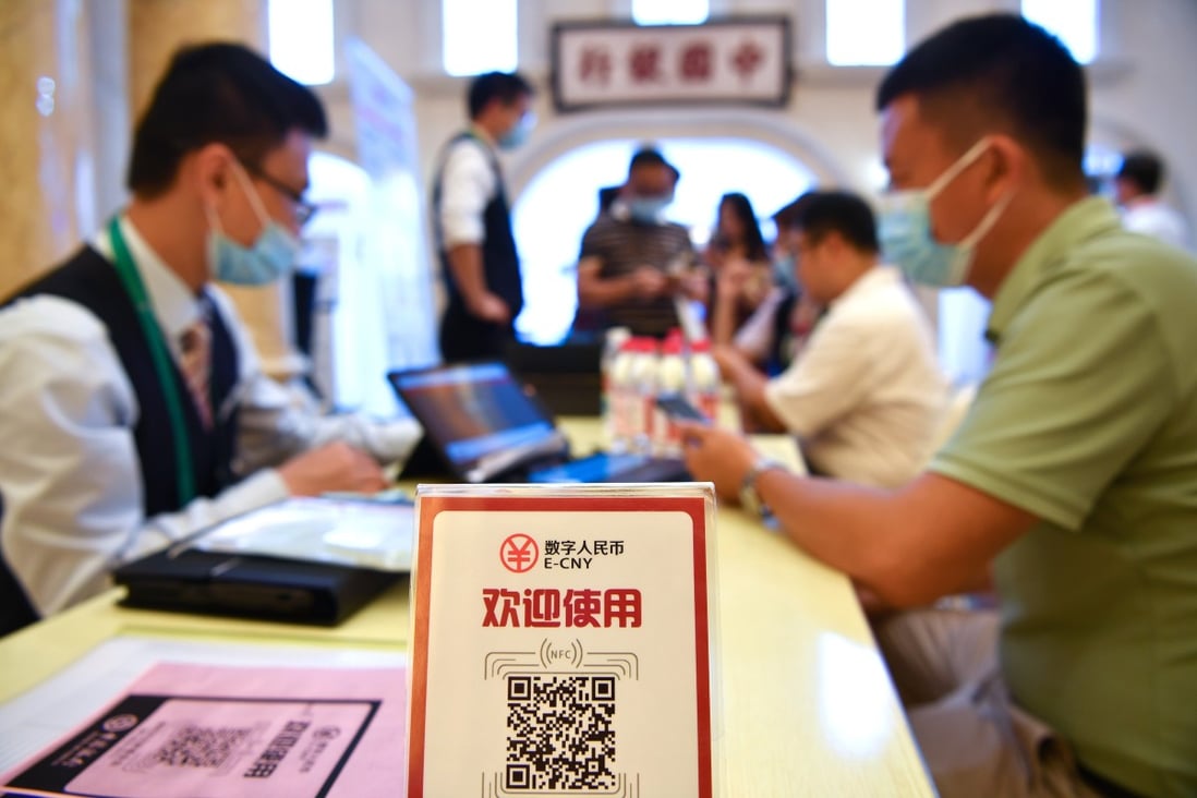 China’s digital yuan is being tested in 11 pilot areas and cities, as well as venues at next February’s Beijing Winter Olympics. Photo: Xinhua