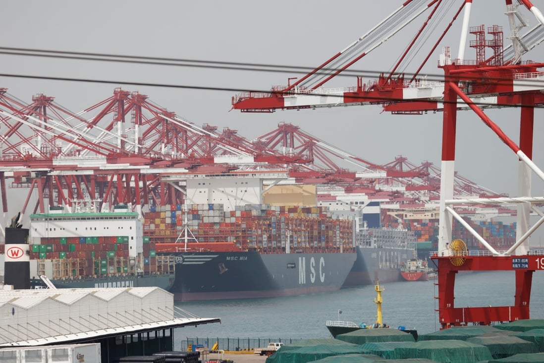 According to the World Container index from Drewry, prices have increased by 3.3 per cent to US$6,463.78 per 40-foot container – a record since the index began in 2011. Photo: Reuters