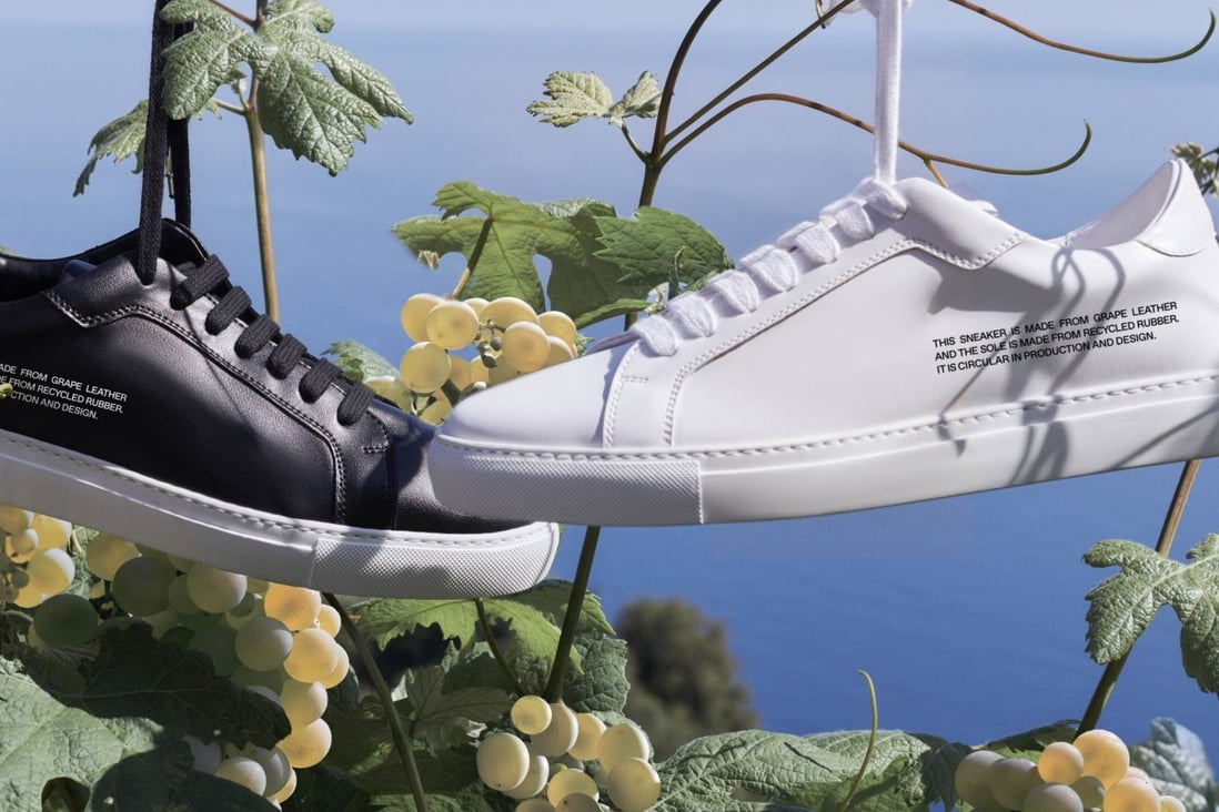 Shoes made from grapes, bags made from mushrooms: vegan leather has fans in Hermès and other fashion brands, but alternatives to hide have their drawbacks | South China Morning Post Shoes made from grapes, bags made from mushrooms: vegan leather has fans in Hermès and other fashion brands, but alternatives to hide have their drawbacks | South China Morning Post