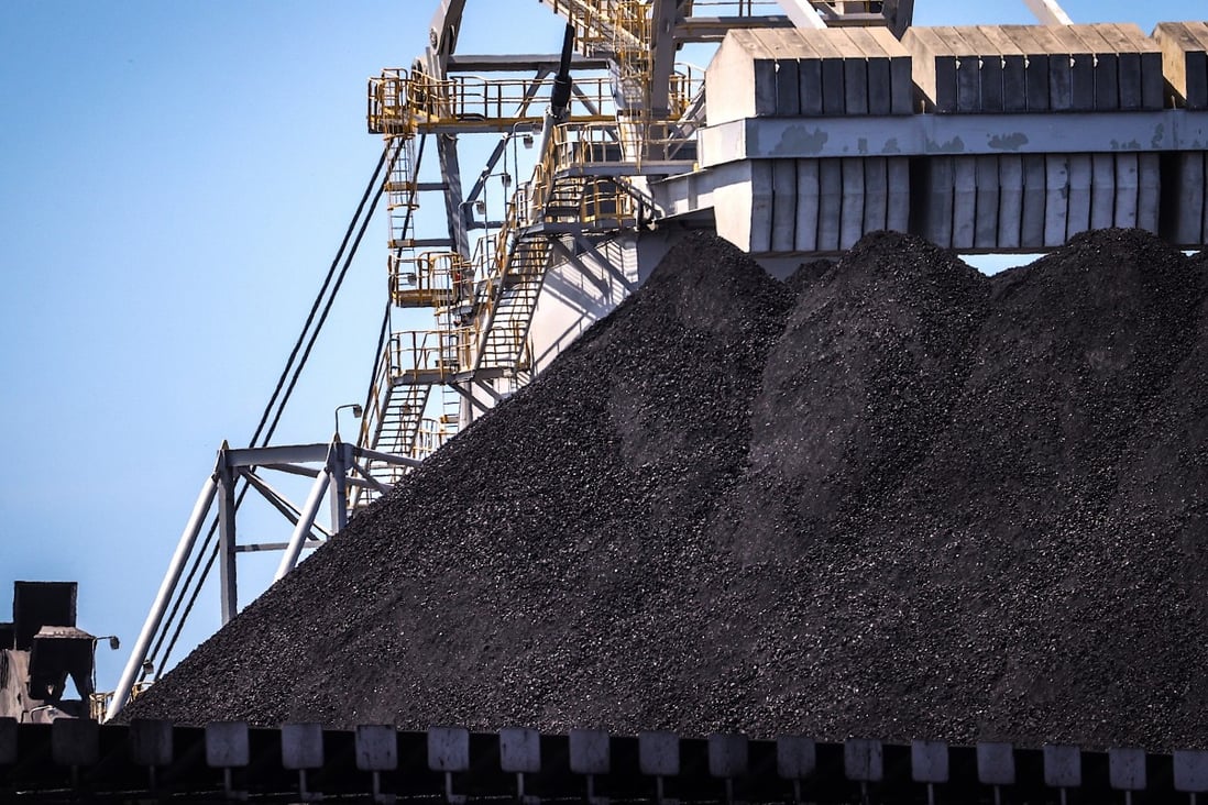 Coal is seen at the Port of Newcastle in New South Wales, Australia. Photo: Bloomberg