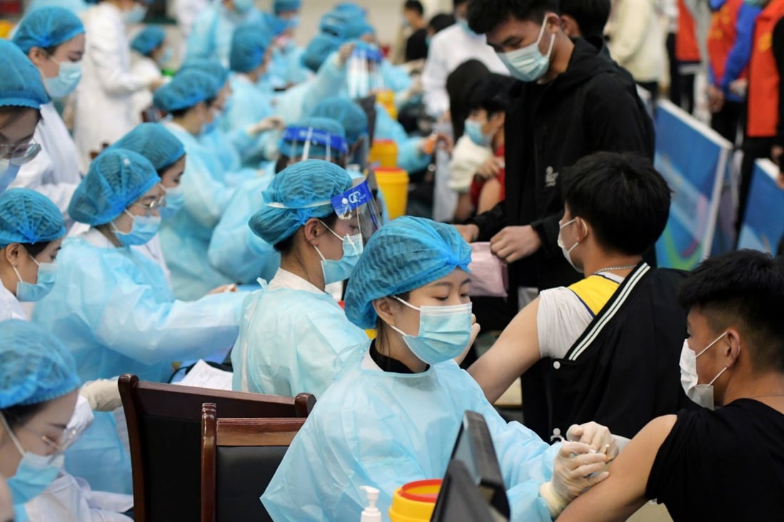 A new estimate says up to 2.2 billion vaccine doses will need to be administered in China to achieve herd immunity. Photo: Reuters