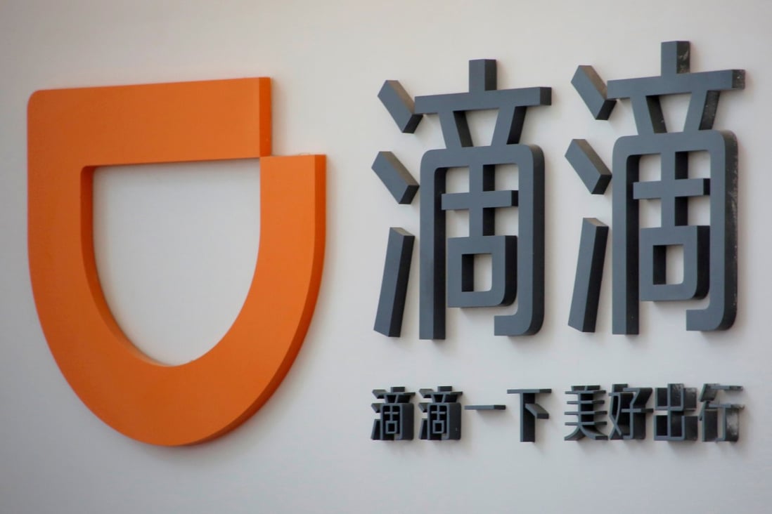 The Chinese ride-hailing company Didi began trading on the New York Stock Exchange on Wednesday. Photo: Reuters