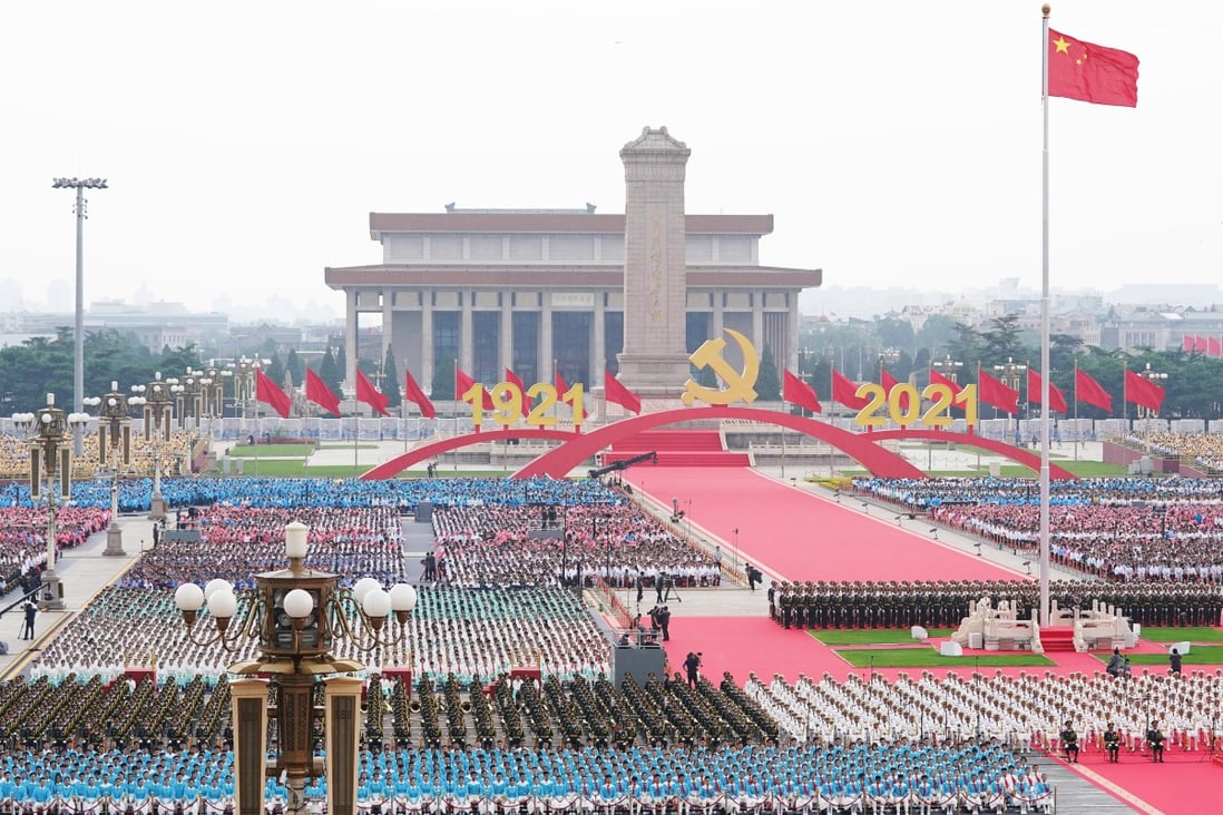 China celebrated the 100th anniversary of the Communist Party last week. Photo: Xinhua