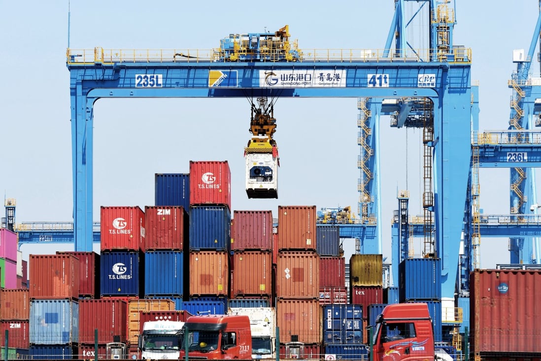 China’s exports grew by 32.2 per cent in June compared with a year earlier, while China’s imports grew by 36.7 per cent last month. Photo: AP
