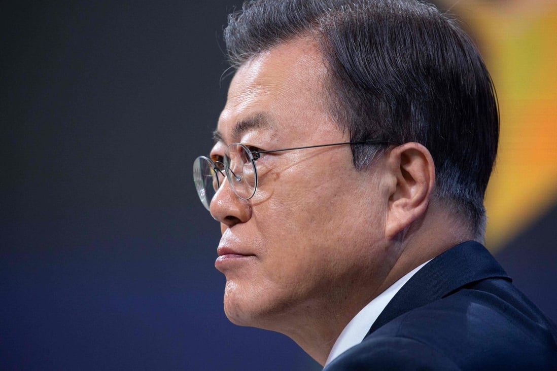 South Korean President Moon Jae-in will not attend the opening ceremony of the Tokyo 2020 Olympic Games or meet with the Japanese prime minister. Photo: AFP