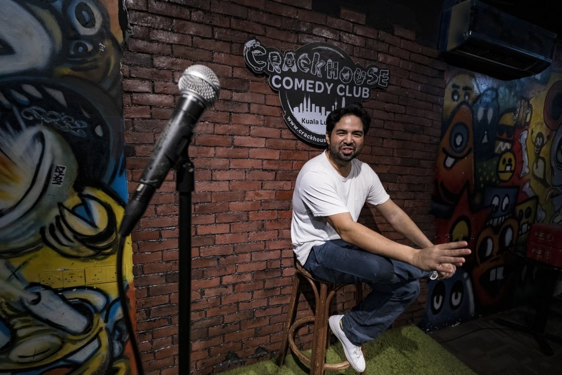 Rizal Van Geyzel temporarily transformed his comedy club in Kuala Lumpur’s upmarket Taman Tun Dr Ismail suburb into a pizzeria amid the pandemic. Photo: Farhan Iqbal